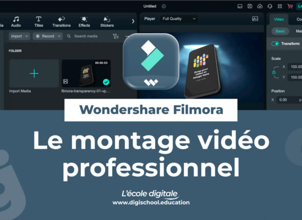 Digischool - Vignette cours Filmora